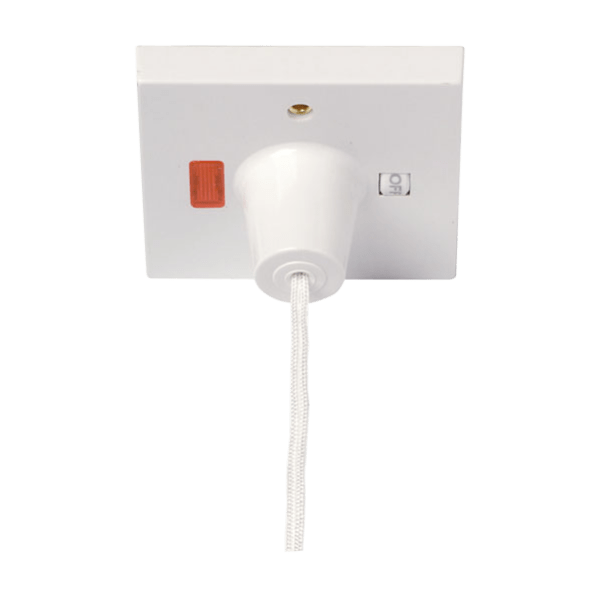 Click Scolmore Essentials 45A Double Pole Pull Switch - PRW210, Image 1 of 1