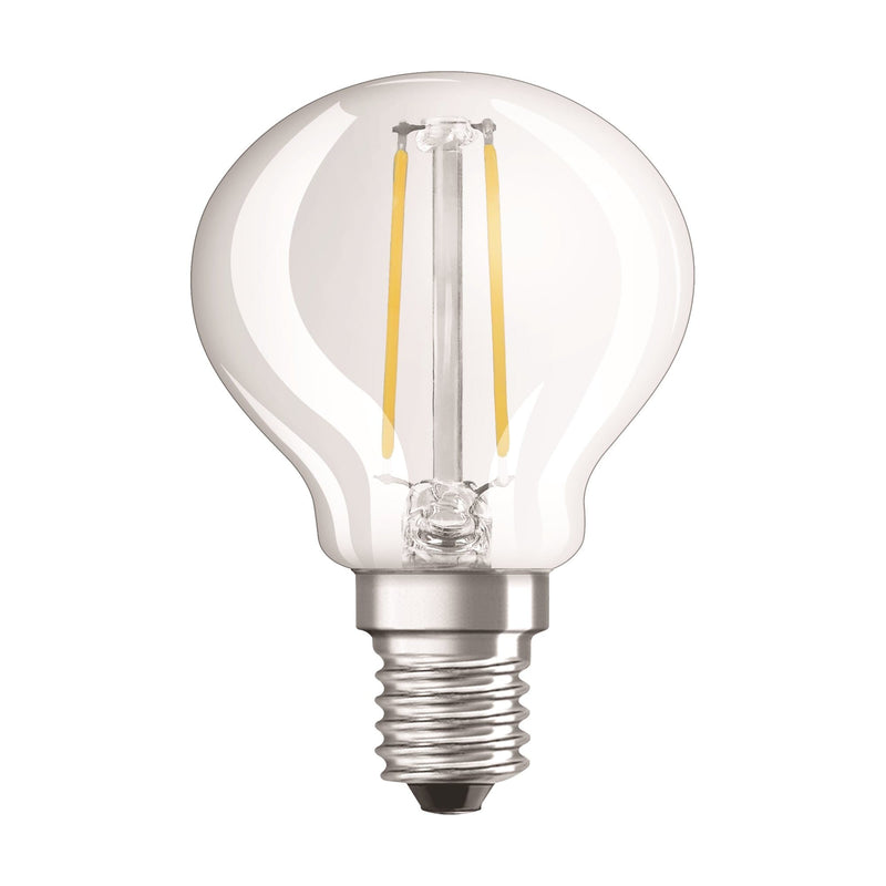Osram 3.3W Parathom Clear LED GLS Bulb E14/SES Dimmable Very Warm White - 108165