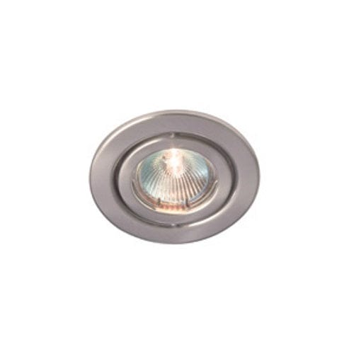 Robus RIDA 50W IP20 GU10 Pressed Steel Directional Downlight Chrome - R208PS-03, Image 1 of 2