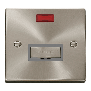 Click Scolmore Deco Ingot 13A Neon Fused Spur Unit - VPSC753GY