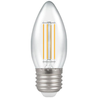 Crompton LED Candle Filament Dimmable Clear 5W 2700K ES-E27 - CROM7154