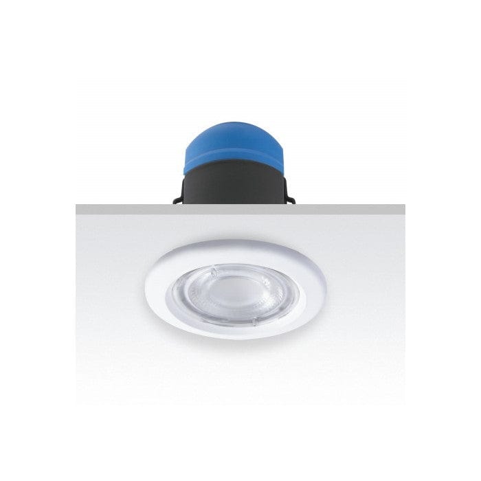 Megaman Tego 2 7.5W LED Fire Rated Dual Beam / Colour Selectable Downlight Matt White - 711183, Image 3 of 4