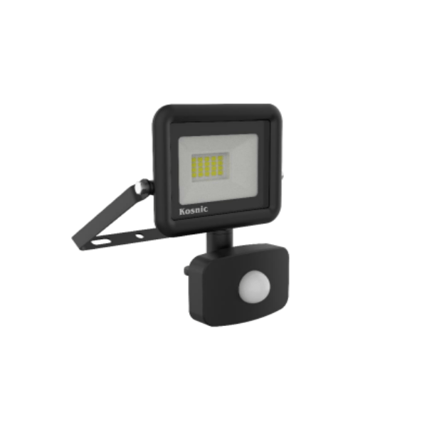 Kosnic Rhine 10W LED Floodlight with PIR, 3000K - RHI10-W30/S, Image 1 of 1