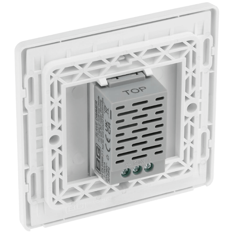 BG Evolve Pearl White 200W Single Touch Dimmer Switch 2-Way Secondary - PCDCLTDS1W, Image 3 of 3