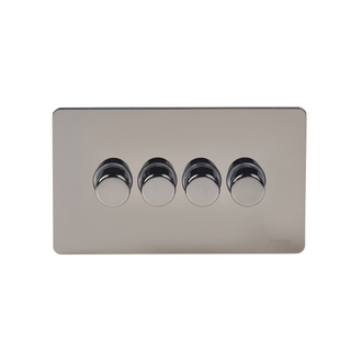 Schneider USFP 4G 2W 250W/VA Dimmer - Black Nickel - GU6442CBN