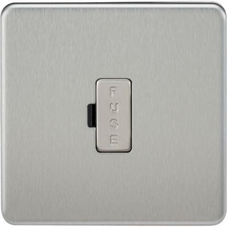 MLA Knightsbridge 13A Fused Spur Unit Brushed Chrome - SF6000BC