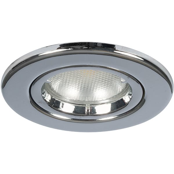 Megaman Leora GU10 Fire Rated Fixed Downlight - Fixture Only - Chrome, Image 1 of 1
