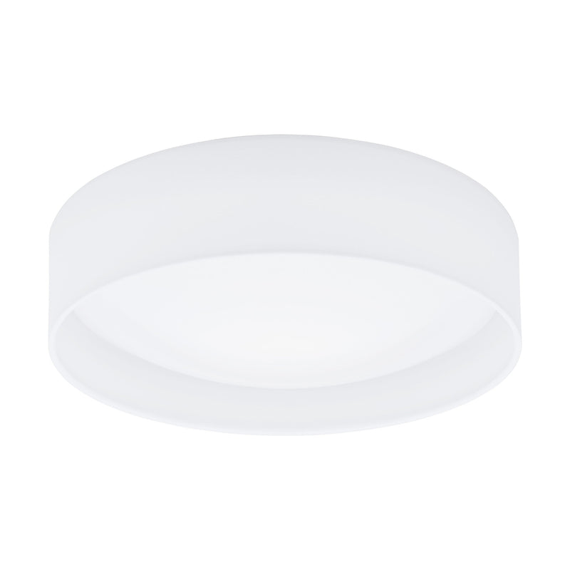 EGLO LED White Fabric Ceiling Light Warm White - 31588, Image 1 of 2