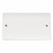 Click Scolmore Mode 2 Gang Blanking Plate Polar White - CMA061