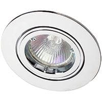 ROBUS ZAK GU10 Downlight 50W IP20 82mm Brushed chrome Dimmable - R208SCN-13, Image 1 of 1