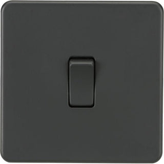 Knightsbridge Screwless 10AX 1G 2-Way Switch - Anthracite - SF2000AT