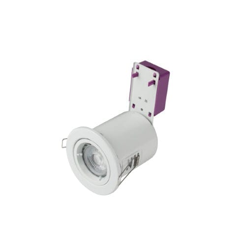 Robus Starling 50W Mains Voltage Die Cast Fire Rated Downlight, Ip20, 91MM, White - RSF201-01, Image 1 of 3