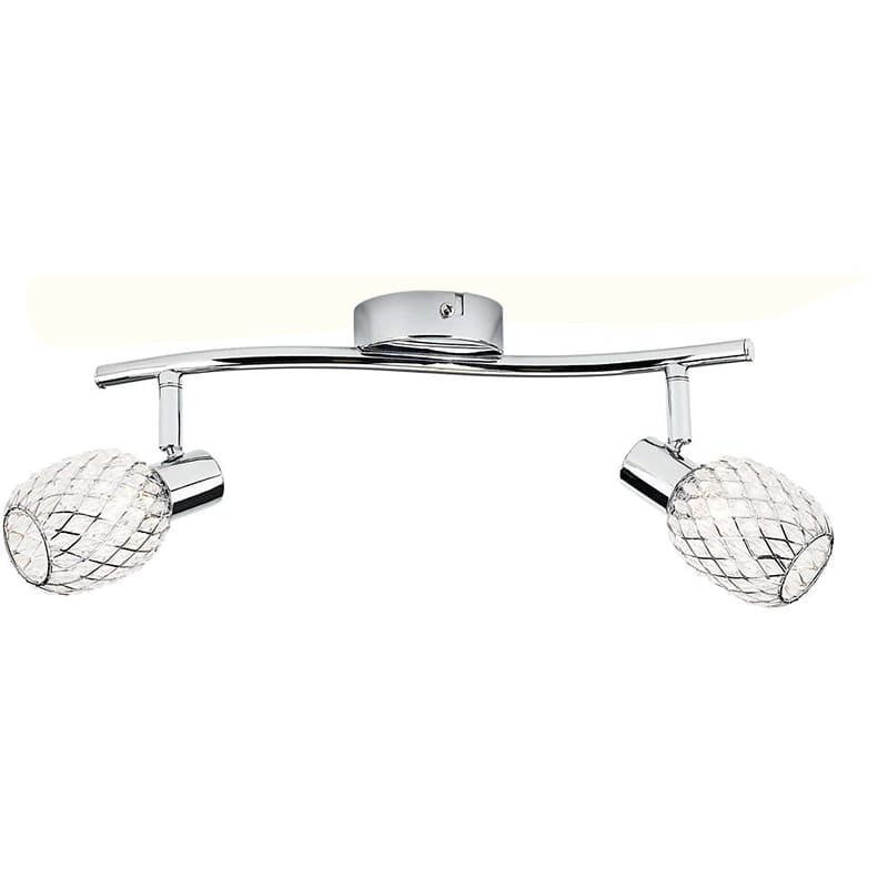 Philips Deltoid 2x G9 Wall/Ceiling Spotlight Bar Chrome - 50272/11/E7, Image 1 of 1