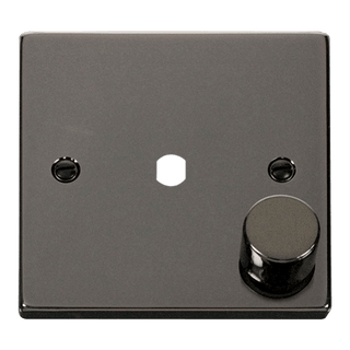 Click Scolmore Deco 1 Gang Dimmer Plate and Knob - VPBN140PL