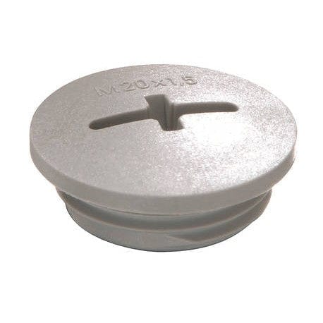 Wiska SPRINT EVSG M16 Plastic Metric Threaded Stop End Dark Grey - 100 ...