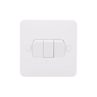 Schneider LWM 10AX 3G 2W Switch White - GGBL1032