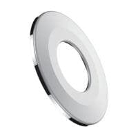 Kosnic Round Magnetic bezel for Mauna fire rated downlight, Satin Chrome - KPT-06DFBZ-SCH
