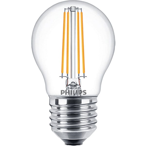 Philips LEDLuster 5W Golf Ball Edison Screw (ES/E27) Very Warm White Dimmable - 70992400, Image 1 of 1