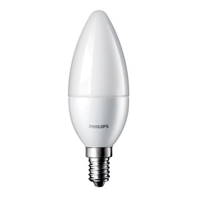 Philips 5.5W-40W Frosted LED Candle - 2700K (4 Pack) - 929001253740, Image 1 of 1