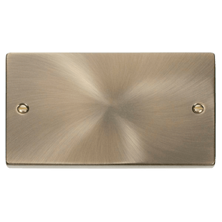Click Scolmore Deco 2 Gang  Blank Plate - VPAB061