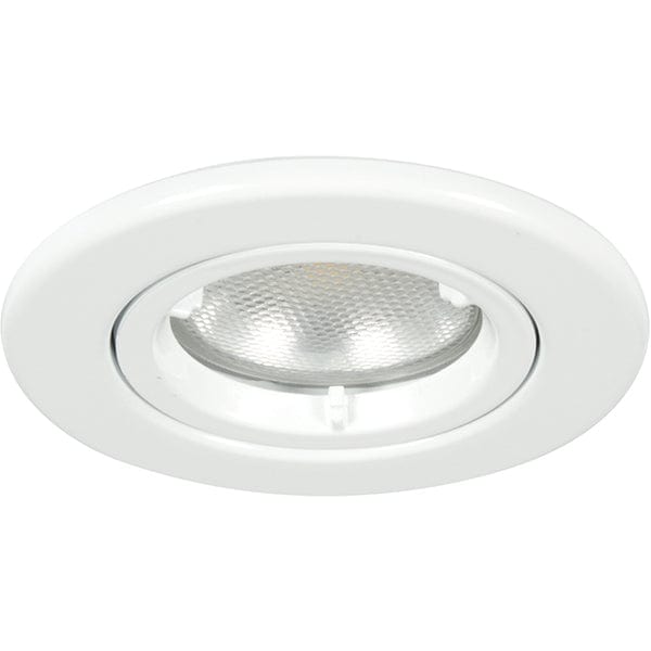 Megaman LEORA GU10 Fire Rated Fixed Downlight Fixture Only White - 518349, Image 1 of 1