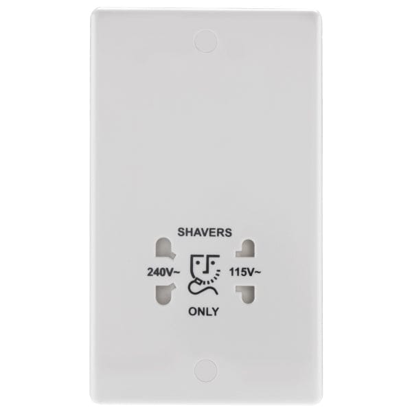 BG Nexus White Slim Shaver/Razor Socket - 820 – ledbulbs.co.uk