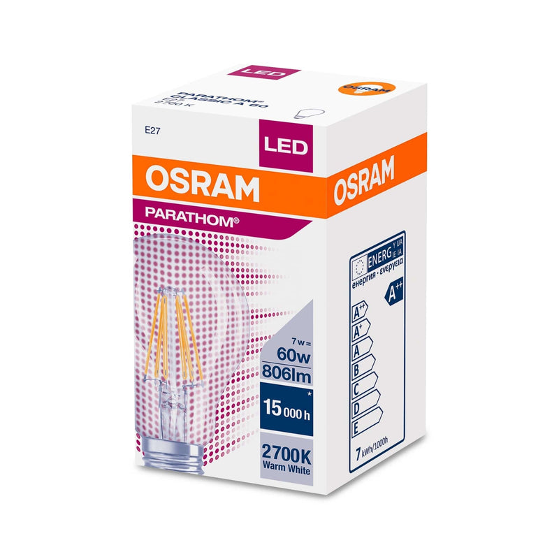 Osram-Ledvance 6.5W-60W GLS E27 300, 2700K - 592032-062582 - A60FC827E27, Image 3 of 3