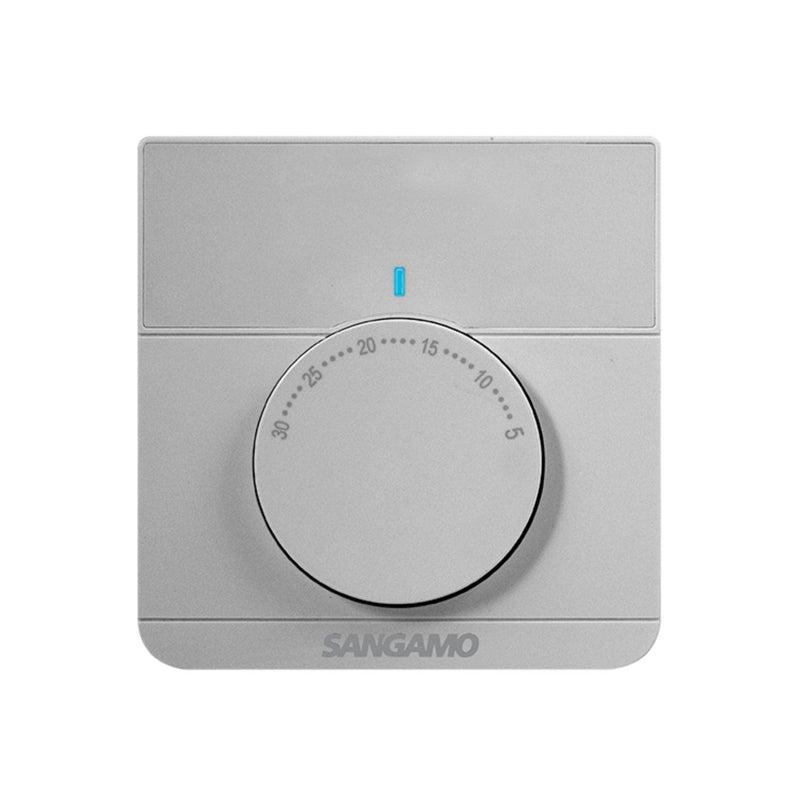 ESP Sangamo Choice Plus Room Thermostat Electronic Silver - CHPRSTATS, Image 1 of 1