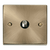 Click Scolmore Deco 1 Gang Non-Isolated Satellite Socket - VPAB156BK