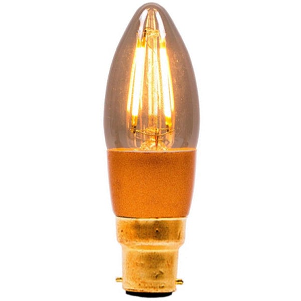 Bell 4W LED Vintage Candle - BC, Amber, 2000K - BL01430, Image 1 of 1