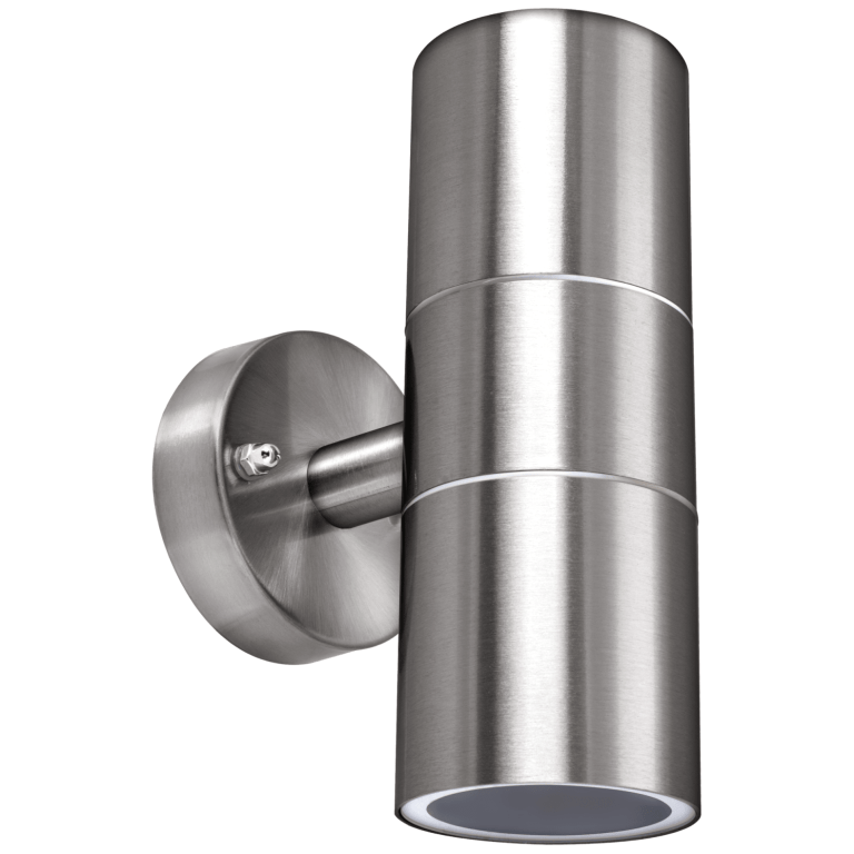 Luceco Azurar GU10 Up/Down Light - Stainless Steel - LEXDSSUD, Image 1 of 1