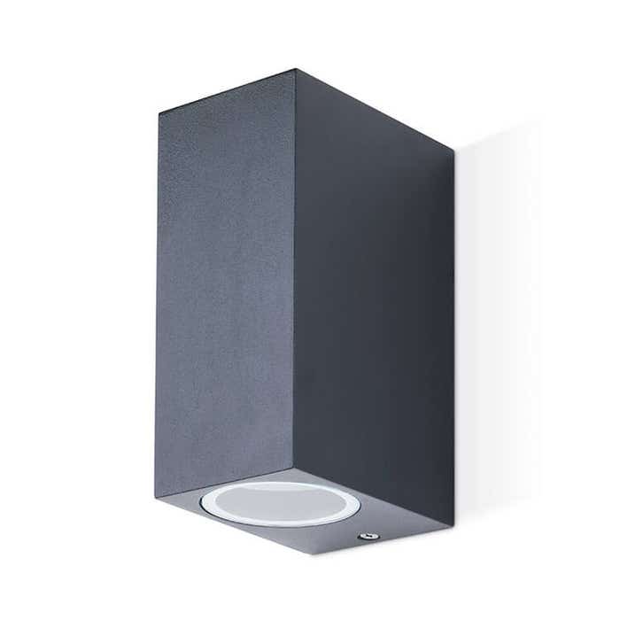 JCC GU10 Square Up/Down Anthracite Wall Light - JC17050ANTH – ledbulbs ...