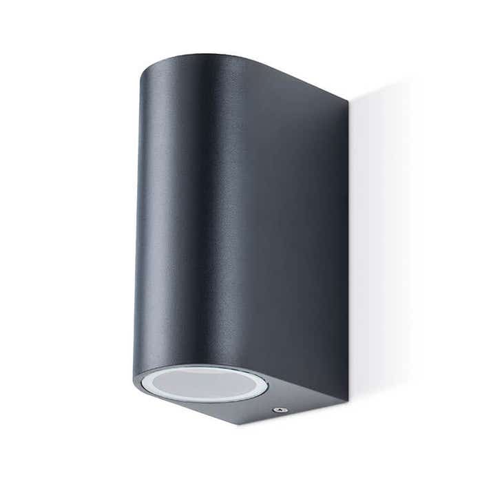 JCC GU10 Curve Up/Down Anthracite Wall Light - JC17051ANTH – ledbulbs.co.uk