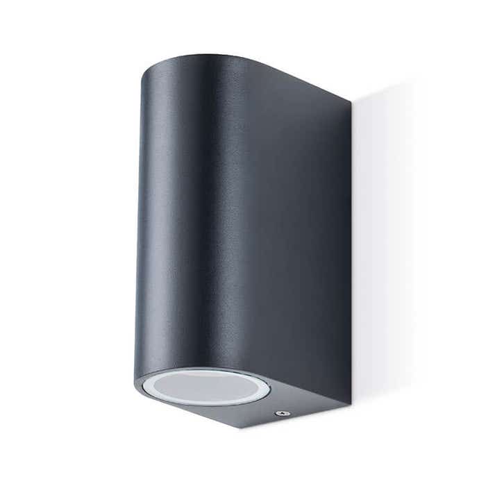 JCC GU10 Curve Up/Down Anthracite Wall Light - JC17051ANTH, Image 1 of 1