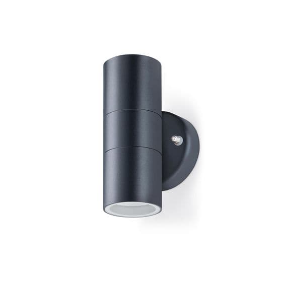 JCC Twin GU10 IP44 Stainless Steel Up/Down Wall light - JC17060, Image 1 of 1