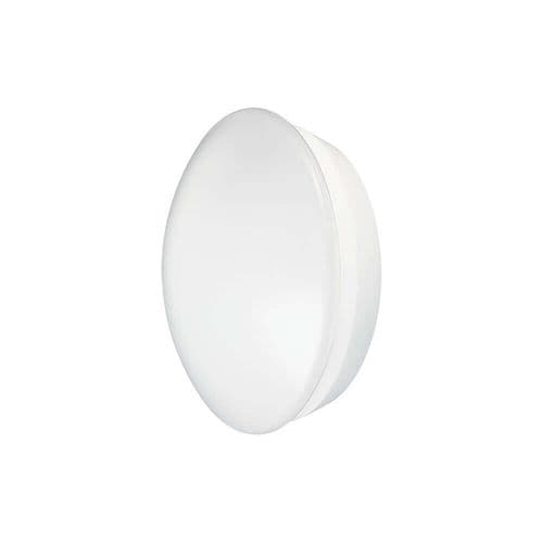 JCC RadiaLED Slim Mains IP44 360mm Bulkhead 18W 4000K LED White/Opal - JC24241, Image 1 of 1